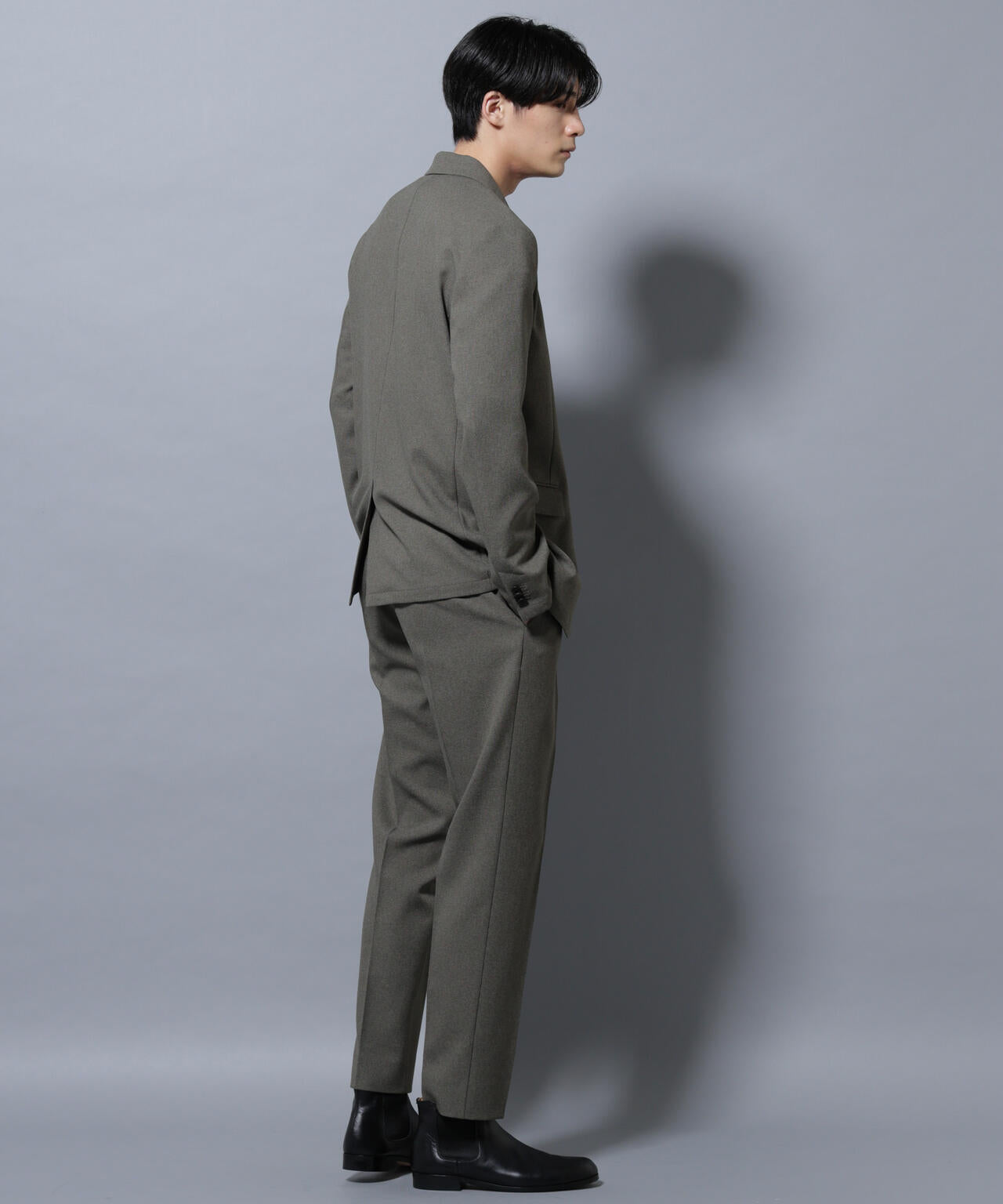 「Damerino」LANATEC(R)メランジオックスストレッチセットアップ