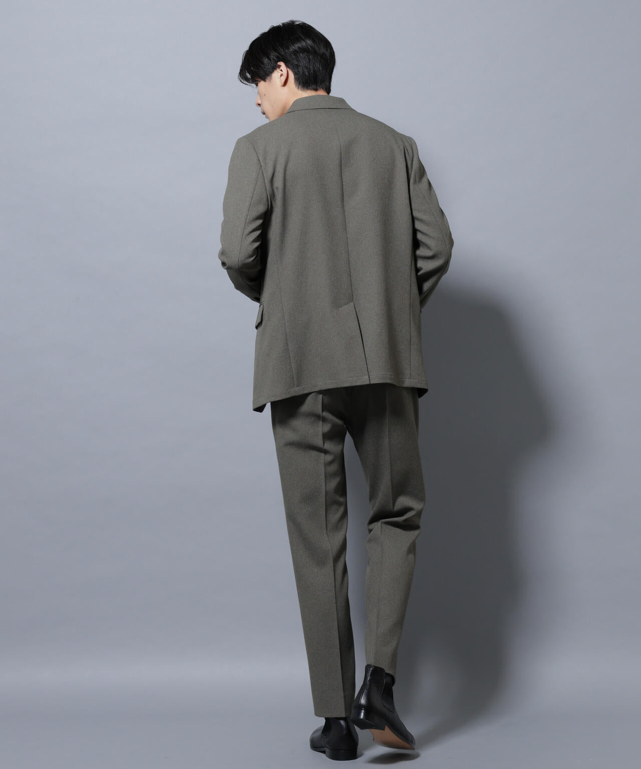 「Damerino」LANATEC(R)メランジオックスストレッチセットアップ