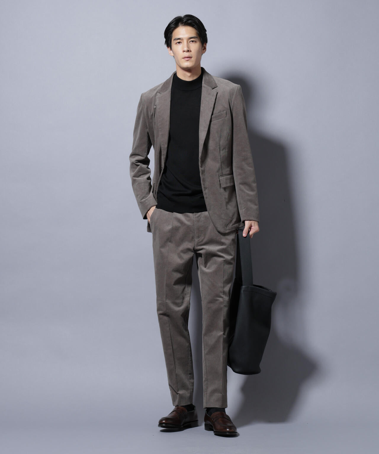 「Damerino」コットンコーデュロイストレッチセットアップ