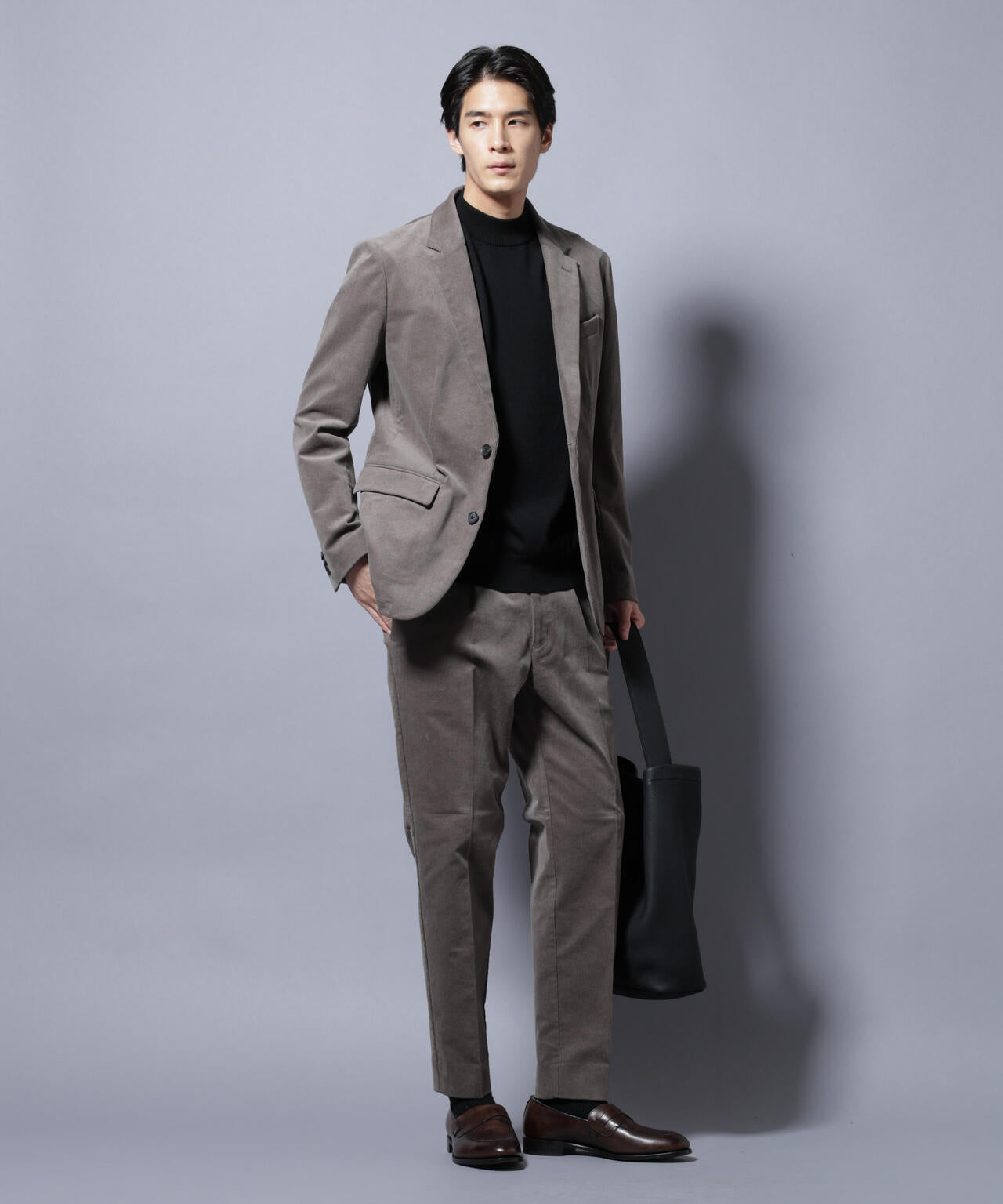 「Damerino」コットンコーデュロイストレッチセットアップ