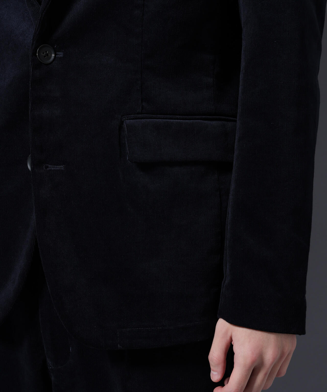 「Damerino」コットンコーデュロイストレッチセットアップ