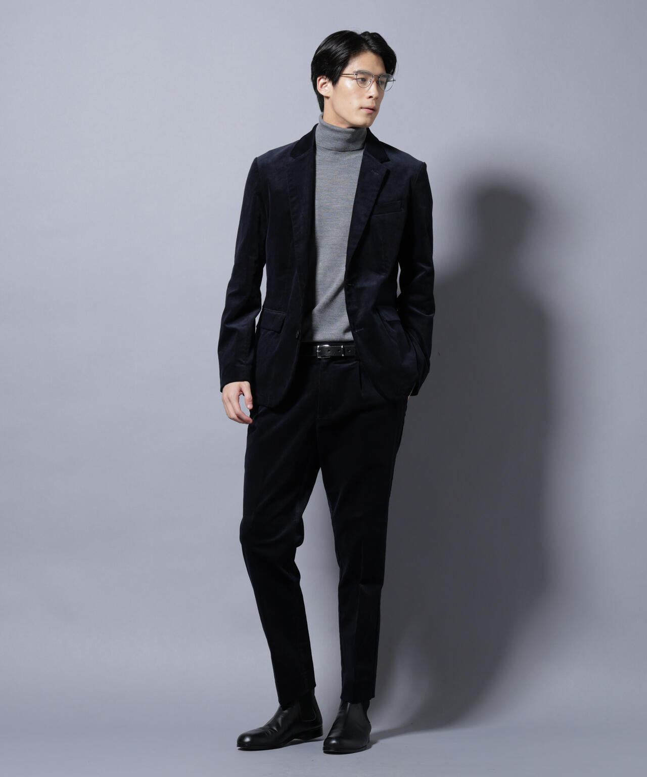 「Damerino」コットンコーデュロイストレッチセットアップ