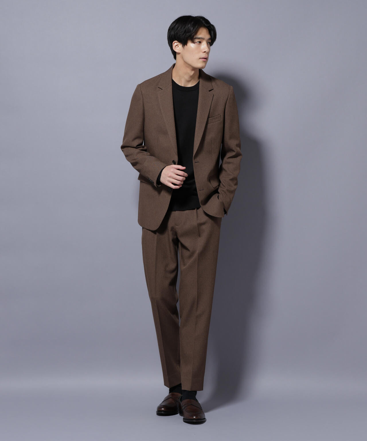 「Damerino」LANATEC(R) メランジツイルセットアップ