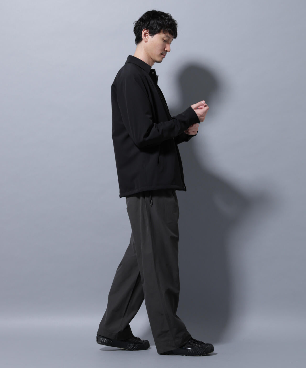 イタリアンドットリラックスコーチジャケット