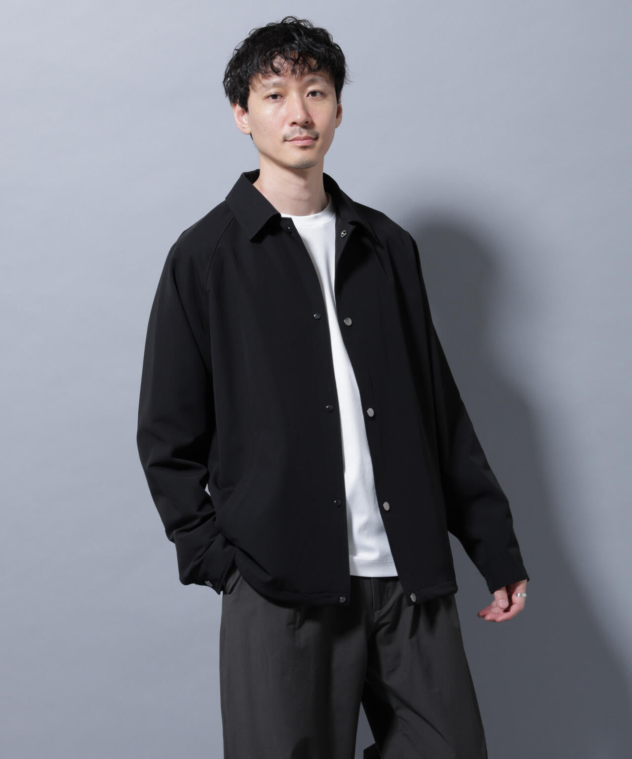 イタリアンドットリラックスコーチジャケット