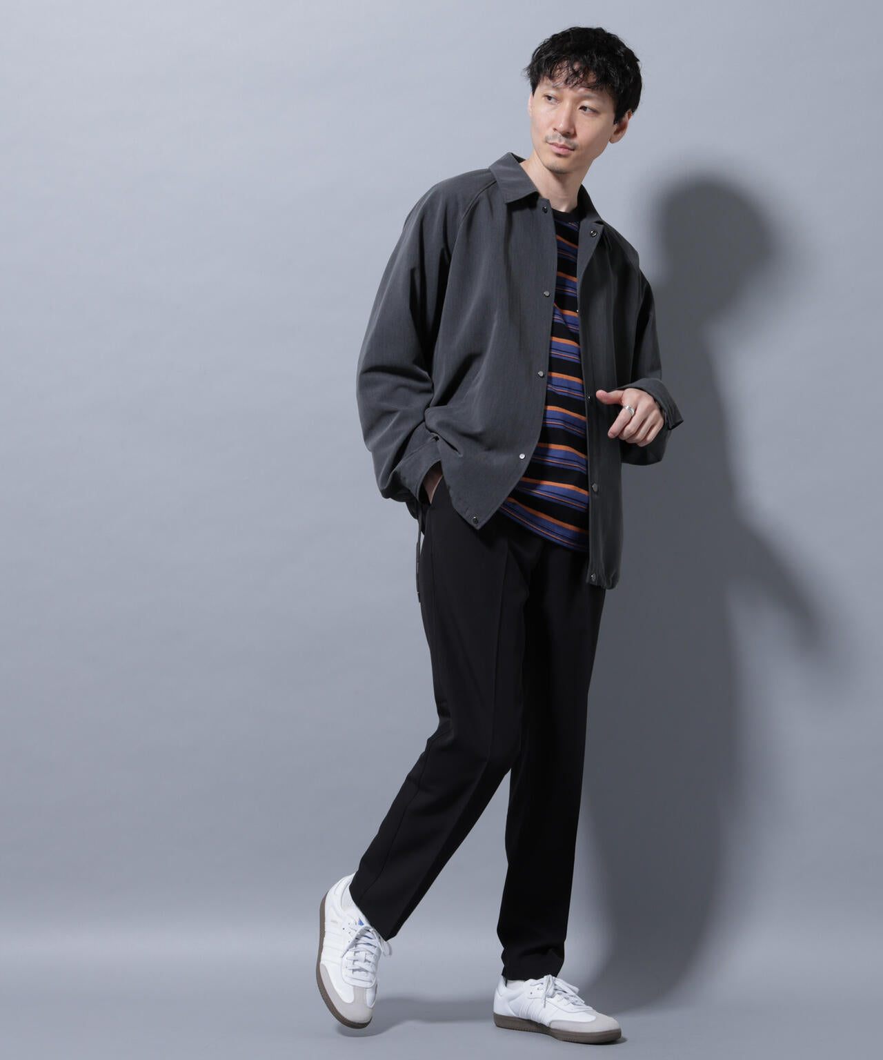 イタリアンドットリラックスコーチジャケット