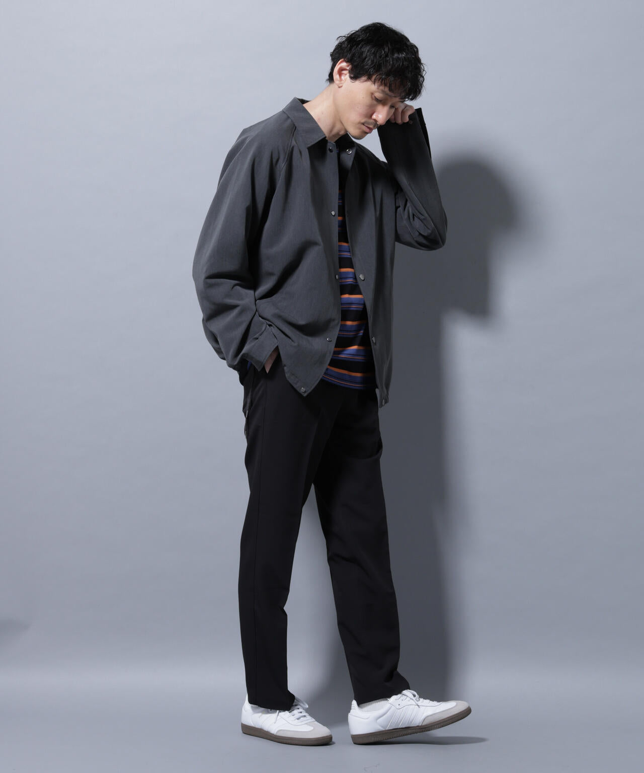 イタリアンドットリラックスコーチジャケット