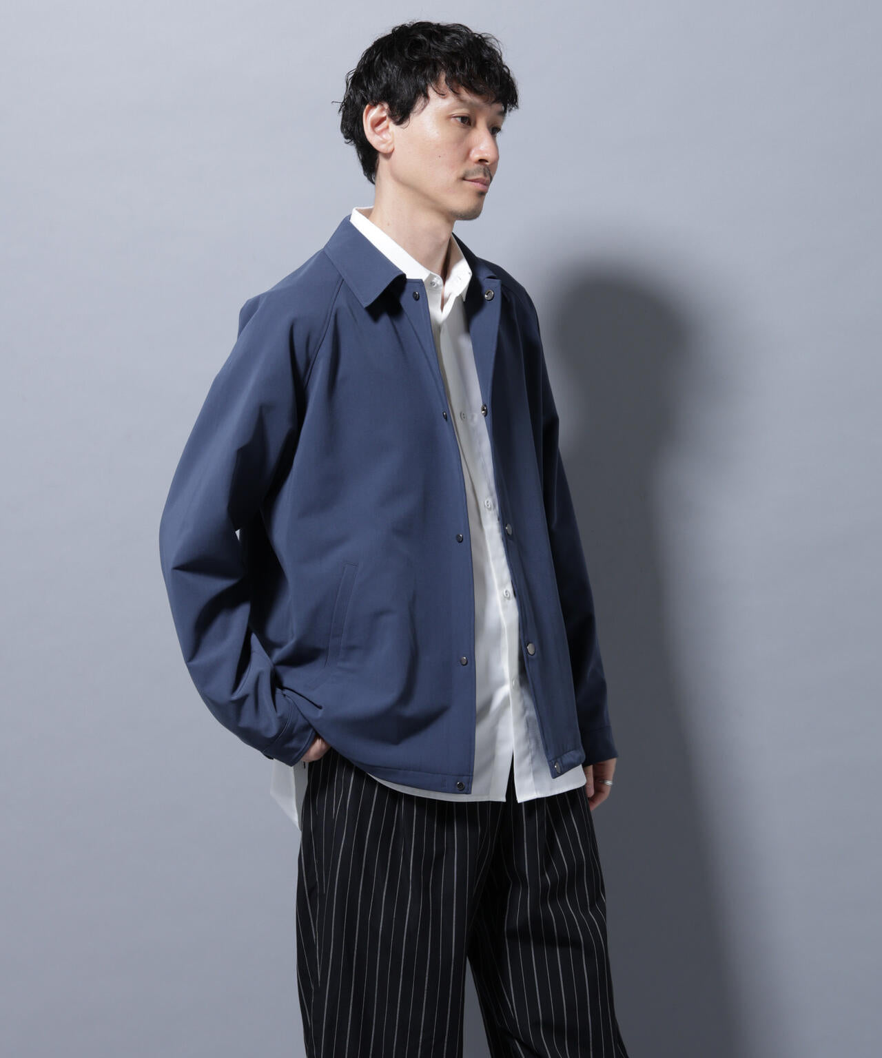 イタリアンドットリラックスコーチジャケット