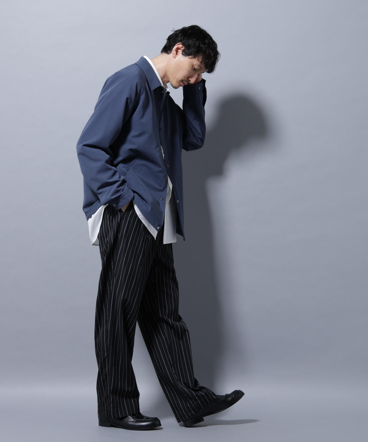 イタリアンドットリラックスコーチジャケット