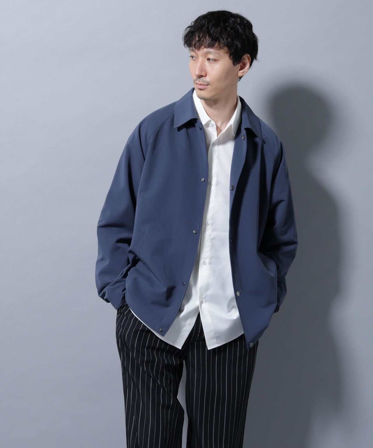 イタリアンドットリラックスコーチジャケット