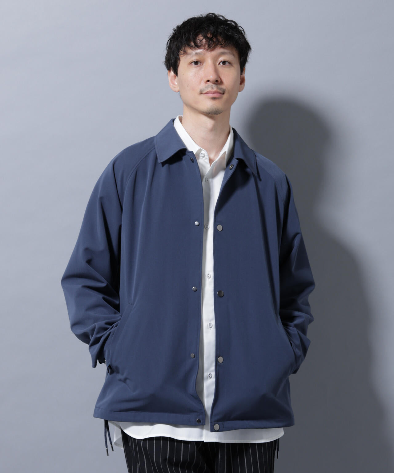 イタリアンドットリラックスコーチジャケット