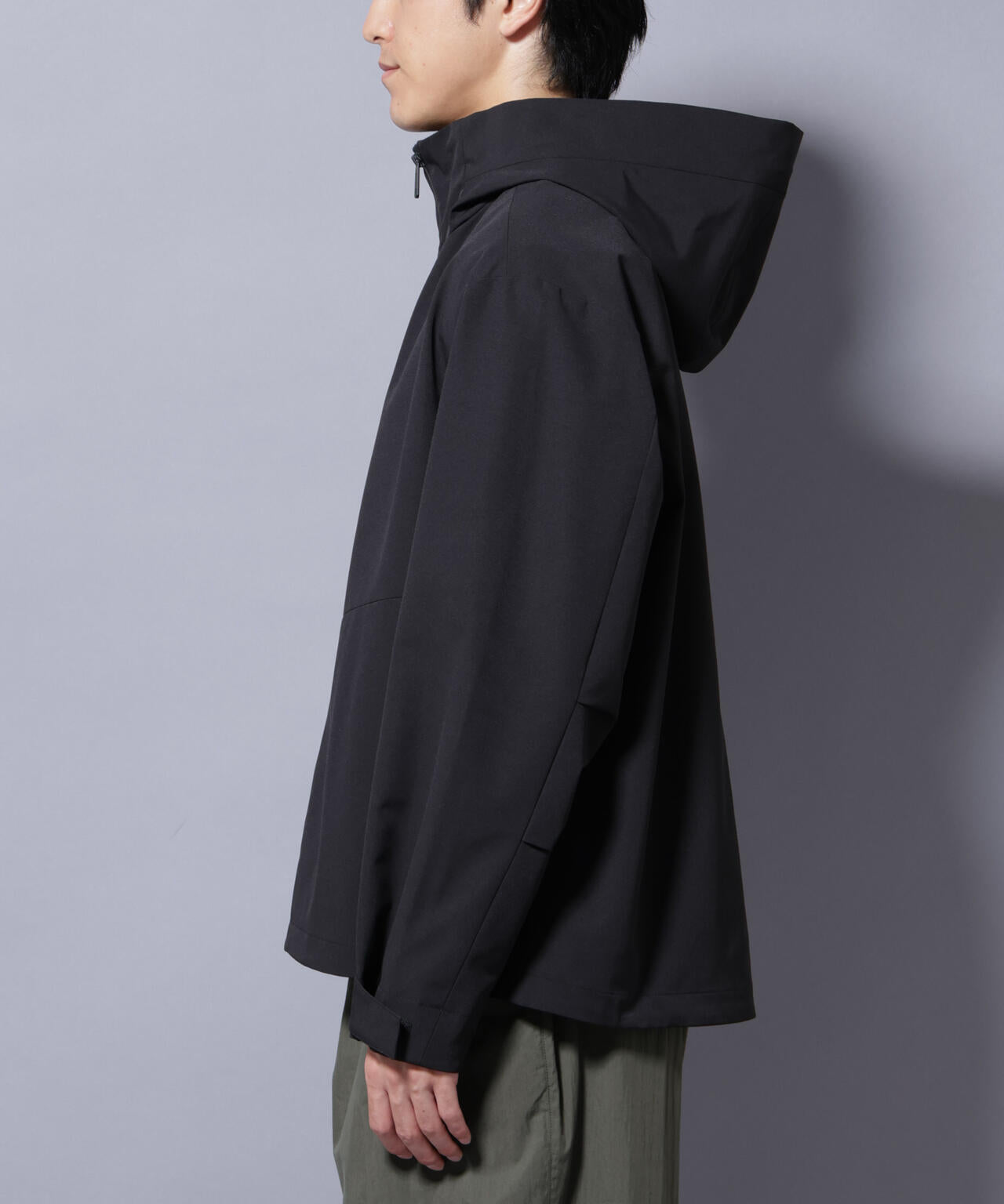 3レイヤーフーディブルゾン