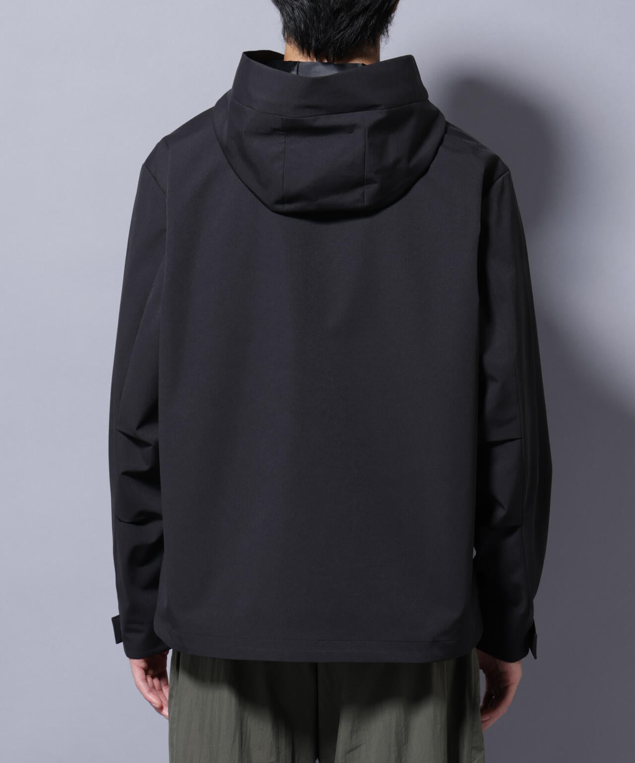 3レイヤーフーディブルゾン