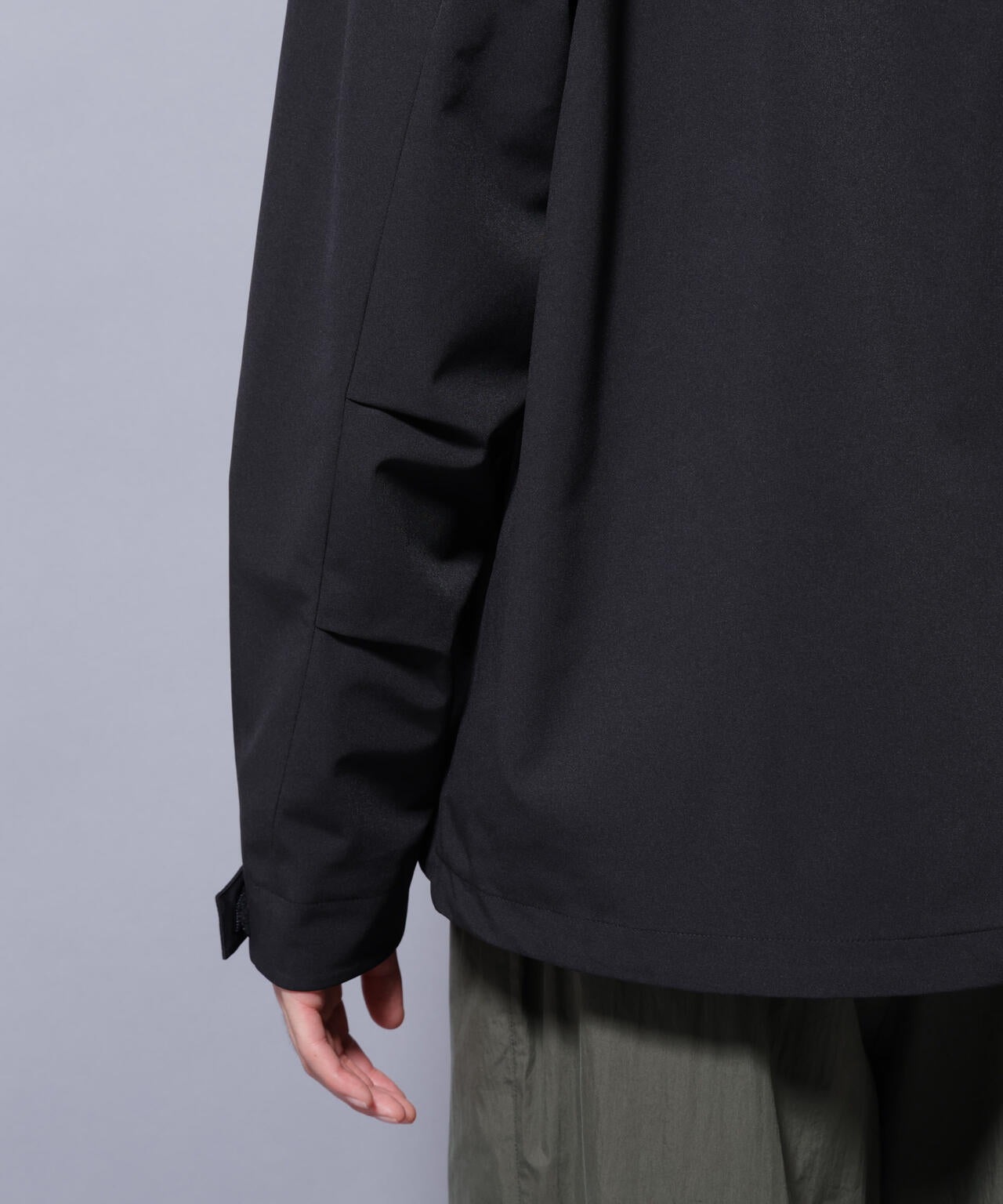 3レイヤーフーディブルゾン