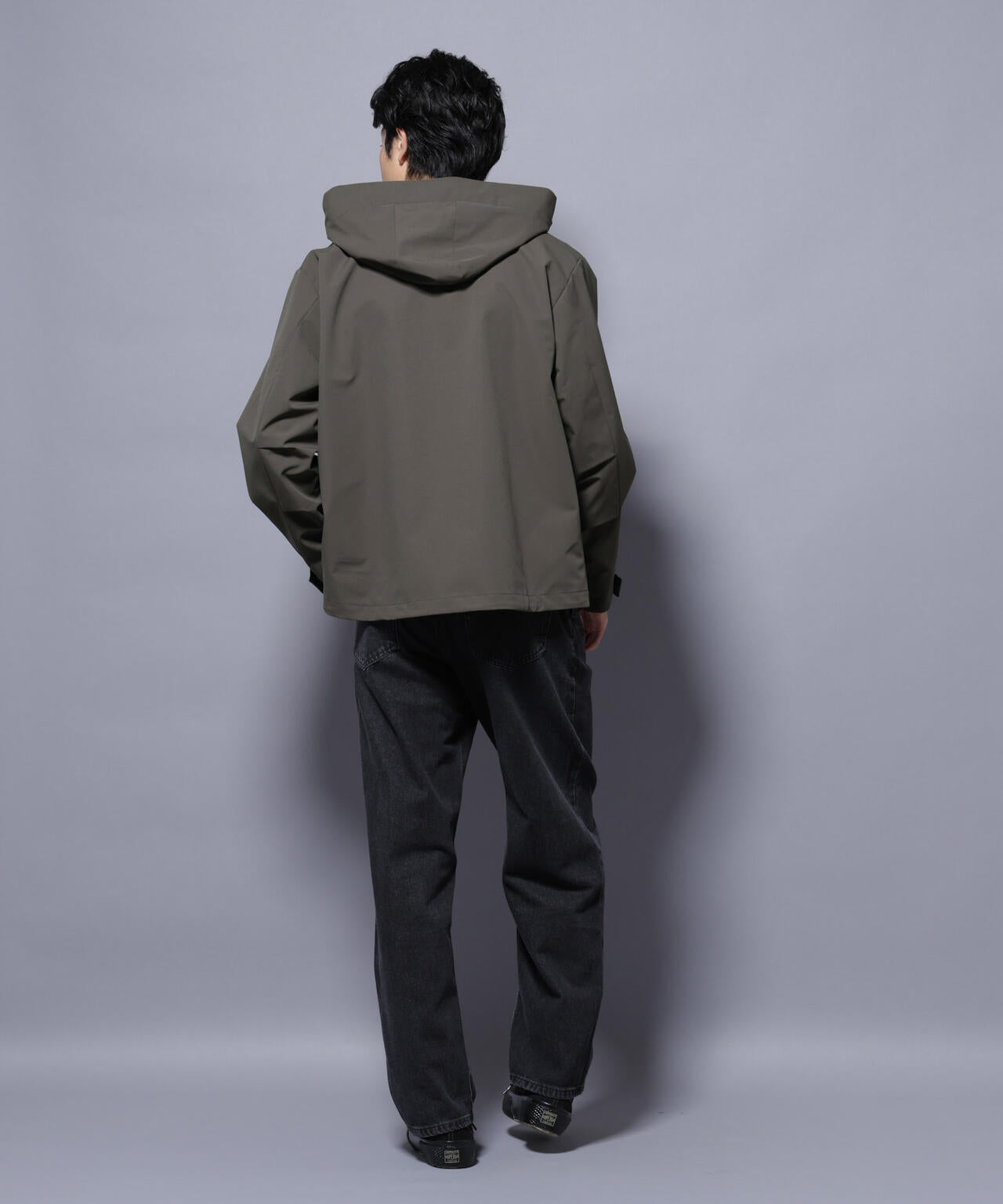 3レイヤーフーディブルゾン