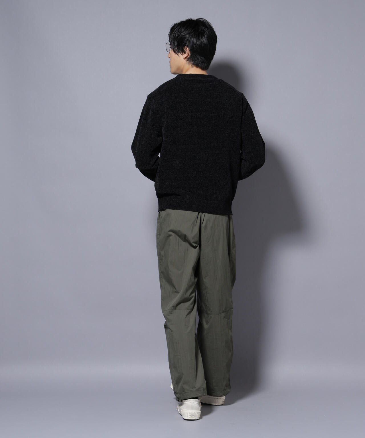 ナノベアモールニットクルーネック 1