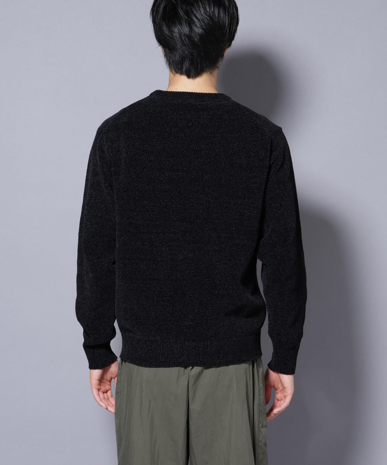 ナノベアモールニットクルーネック 1