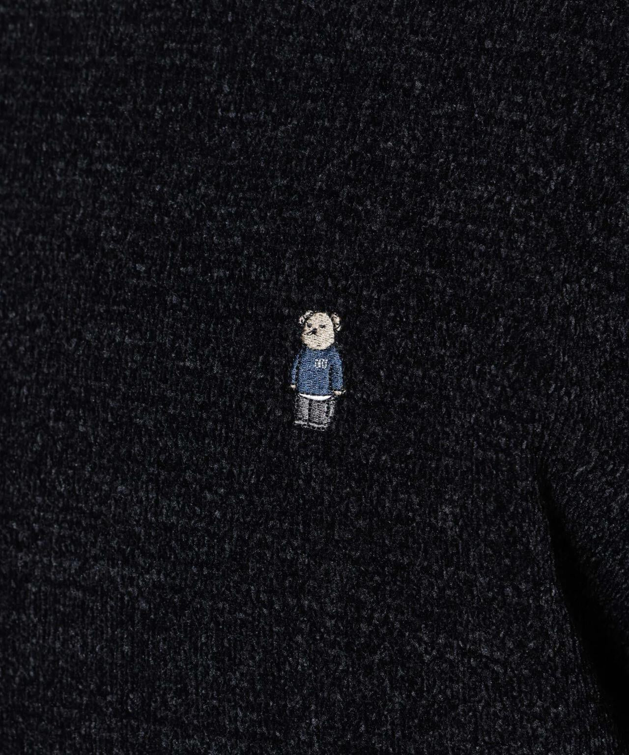 ナノベアモールニットクルーネック 1