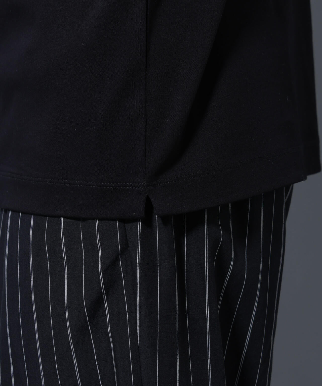 アンチスメルクルーネックTシャツ 長袖